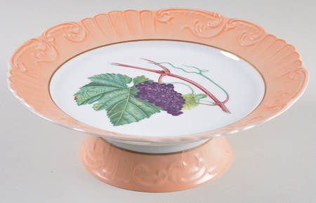 Summer Fruit 10" Diameter Pedestal Cake Stand
