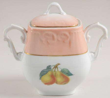 Summer Fruit Sugar Bowl & Lid