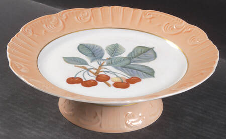 Summer Fruit 10" Diameter Pedestal Cake Stand