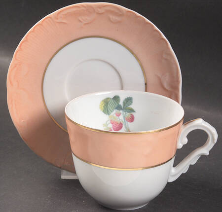 Summer Fruit Flat Cup & Saucer Set