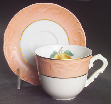 Summer Fruit Flat Cup & Saucer Set