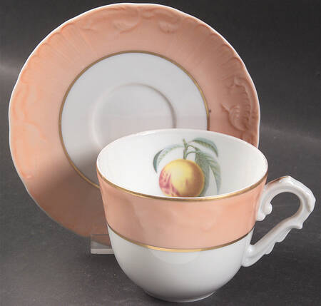 Summer Fruit Flat Cup & Saucer Set