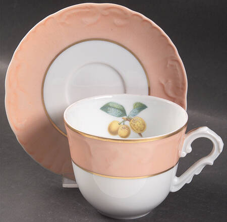 Summer Fruit Flat Cup & Saucer Set