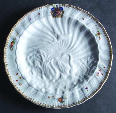 Swan Service Dessert Luncheon Plate