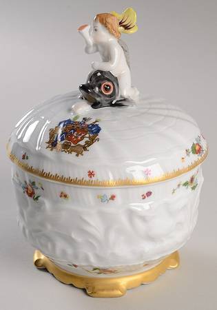 Swan Service Sugar Bowl & Lid