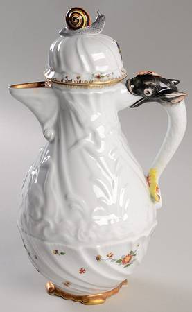 Swan Service Coffee Pot & Lid