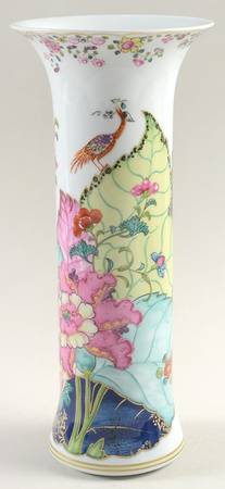 Tobacco Leaf 11'' Trumpet Vase