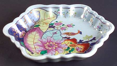 Tobacco Leaf 7" Hexagonal Tray