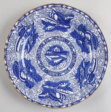 Torquay Blue (Yellow Trim) Dinner Plate