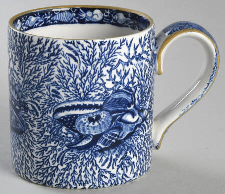 Torquay Blue (Yellow Trim) Mug