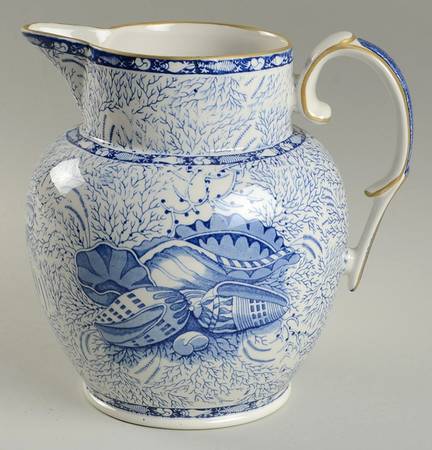 Torquay Blue (Yellow Trim) 80 Oz Pitcher