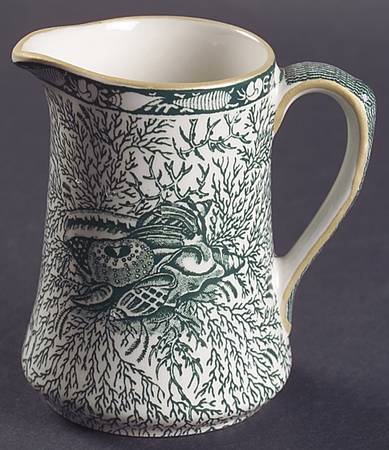Torquay Green (Yellow Trim) Creamer
