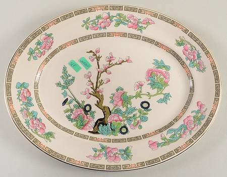 Indian Tree 12" Oval Serving Platter