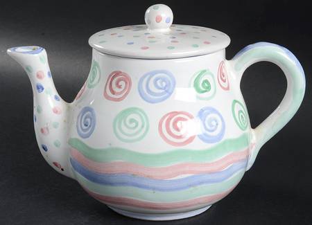 Chenille Teapot & Lid