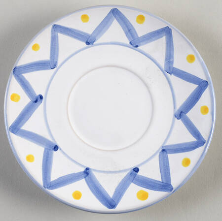 Quilt Americana Saucer for Flat Cup