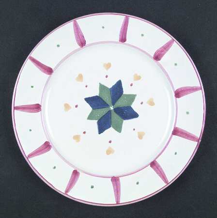 Quilt Americana Salad/Dessert Plate