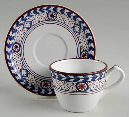 Terciero Flat Cup & Saucer Set