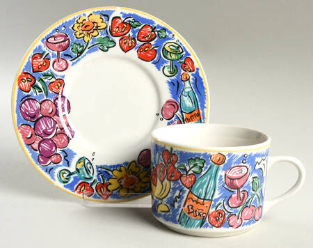 Bistro (8721) Flat Cup & Saucer Set