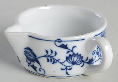 Blue Onion (Oval Backstamp) Individual Gravy Boat