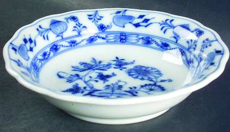 Blue Onion (Oval Backstamp) Soup/Cereal Bowl