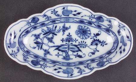 Blue Onion (Oval Backstamp) Relish