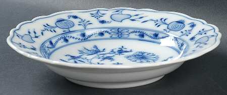 Blue Onion (Oval Backstamp) Rim Soup Bowl