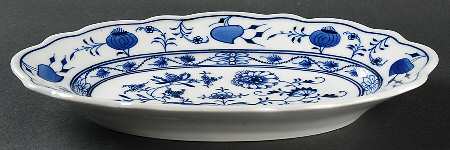 Blue Onion (Oval Backstamp) Relish