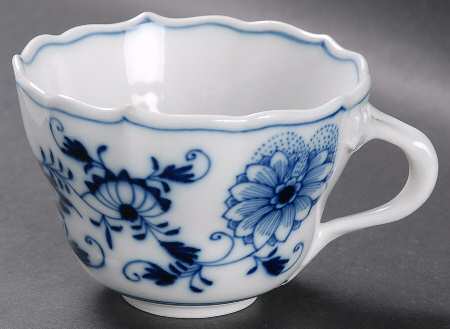 Blue Onion (Oval Backstamp) Flat Cup