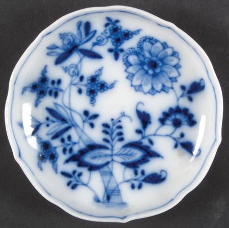Blue Onion (Oval Backstamp) Coaster