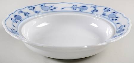 Blue Onion (Oval Backstamp) Round Vegetable No Lid