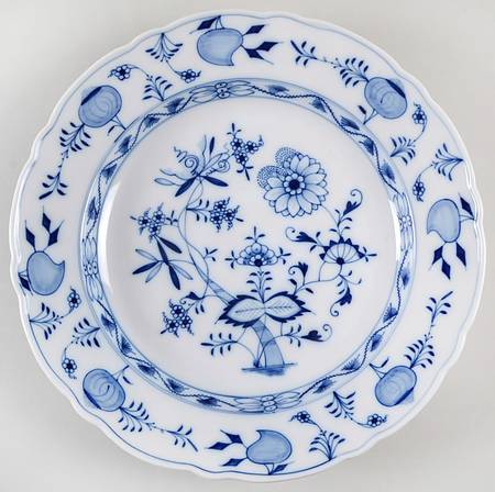 Blue Onion (Oval Backstamp) 12" Chop Plate (Round Platter)