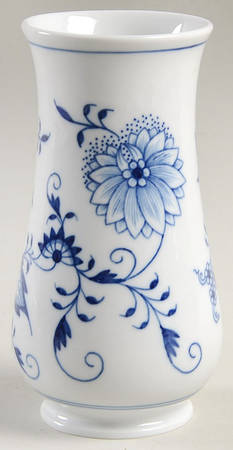 Blue Onion ("Sword" Backstamp) 5" Vase