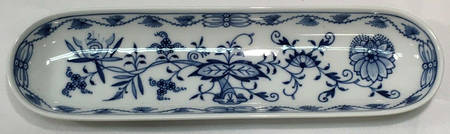 Blue Onion ("Sword" Backstamp) Rectangular Covered Casserole