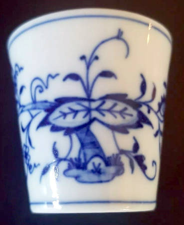 Blue Onion ("Sword" Backstamp) China Shot Glass