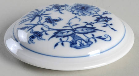 Blue Onion ("Sword" Backstamp) Lid for 3" Round Box