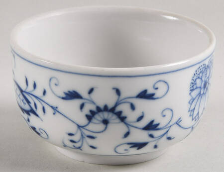 Blue Onion ("Sword" Backstamp) Mini Sugar Bowl No Lid
