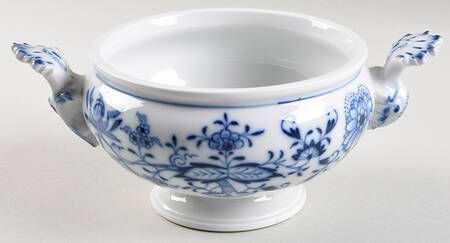Blue Onion ("Sword" Backstamp) Mini Tureen No Lid