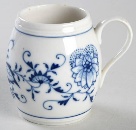 Blue Onion ("Sword" Backstamp) Mustard Jar No Lid