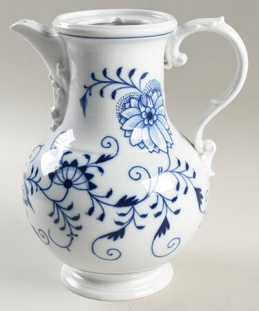 Blue Onion ("Sword" Backstamp) Coffee Pot No Lid