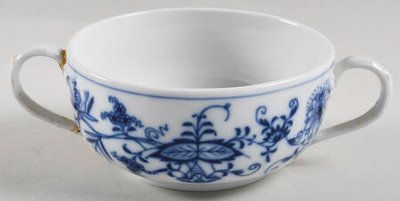 Blue Onion ("Sword" Backstamp) Cream Soup Bowl No Lid