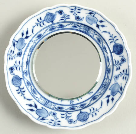 Blue Onion ("Sword" Backstamp) Mirror-Small (SP) HC