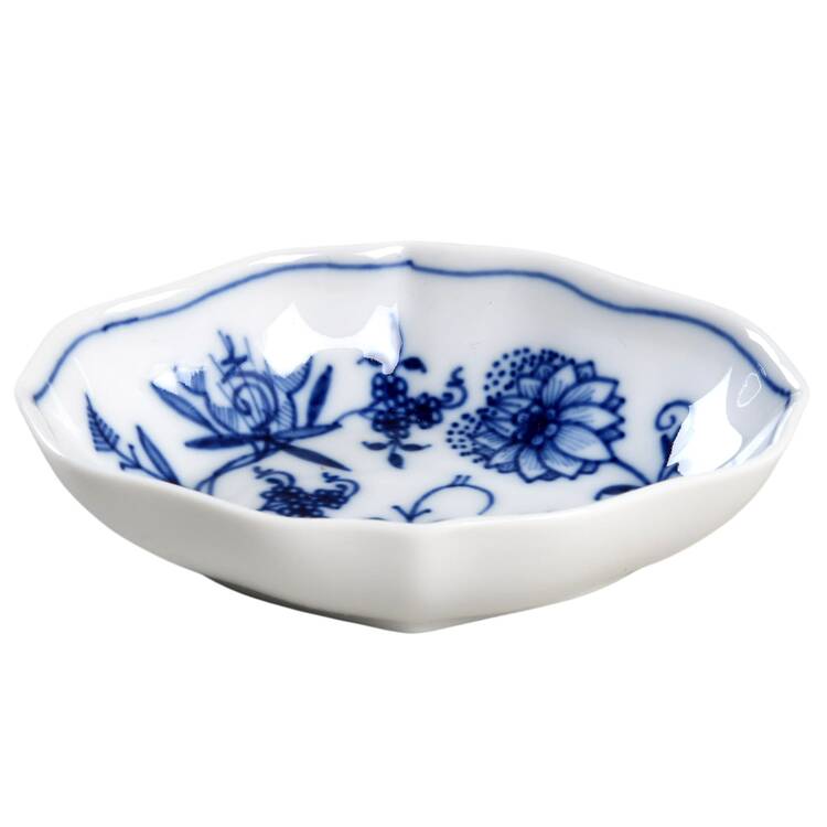 Blue Onion ("Sword" Backstamp) Individual Nut Dish