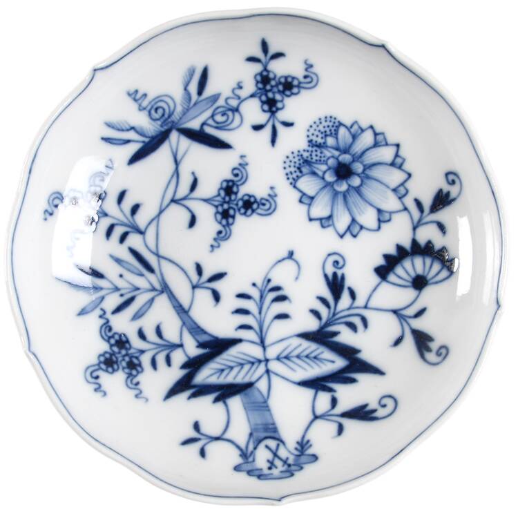 Blue Onion ("Sword" Backstamp) Saucer for Flat Cup