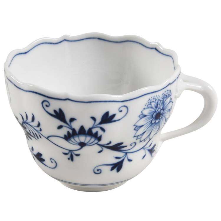 Blue Onion ("Sword" Backstamp) Flat Cup
