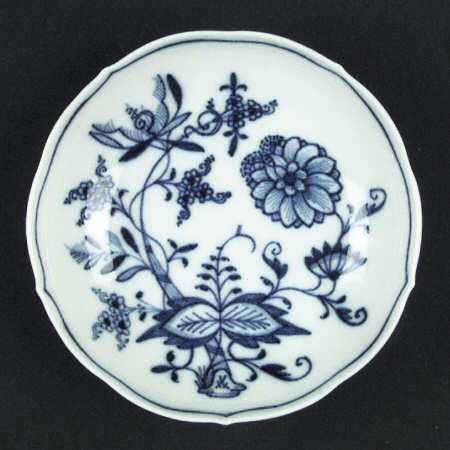 Blue Onion ("Sword" Backstamp) Saucer for Footed Cup