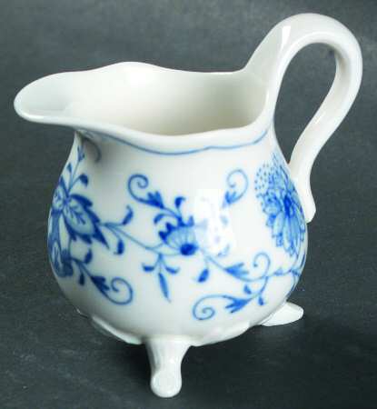 Blue Onion ("Sword" Backstamp) Individual Creamer