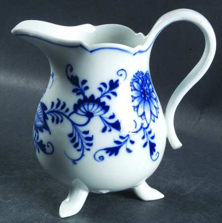 Blue Onion ("Sword" Backstamp) Creamer