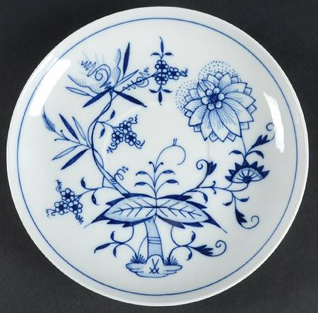 Blue Onion ("Sword" Backstamp) Saucer for Flat Cream Soup Bowl