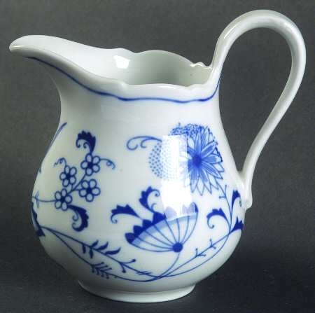 Blue Onion ("Sword" Backstamp) Mini Creamer