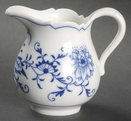 Blue Onion ("Sword" Backstamp) Mini Creamer